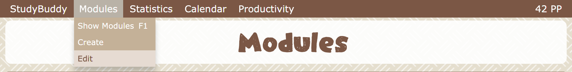 module nav edit